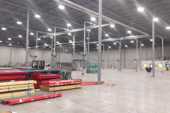Open view of the trim system after installation in a new facility.